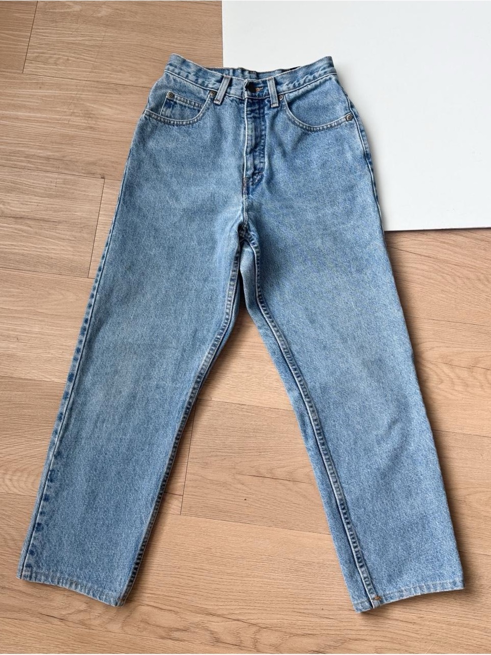 Vintage 90s Eddie Bauer Denim High Waisted Jeans 24 Medium Wash Classic Fit USA